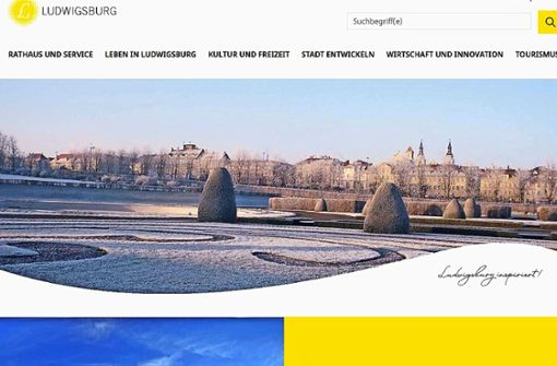 Übersichtlicher: die neue Webseite der Stadt Ludwigsburg Foto:  