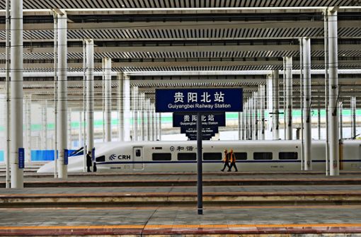 China baut sein Hochgeschwindigkeitsnetz massiv aus. Erst im Januar wurde in Zentralchina die Strecke von Chongqing nach Guiyang eingeweiht. Foto:dpa Foto:  
