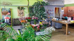 Ein Blick in den Verkaufsraum des Aidlinger Blumenhandwerks. Foto: /Stefanie Schlecht