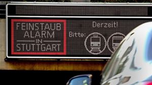 Eine Anzeige, die in Stuttgart wohl auch im kommenden Winter wieder aufleuchten wird. Foto: Lichtgut/Max Kovalenko