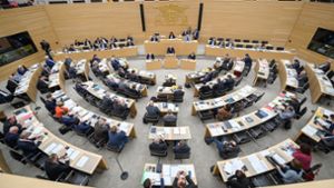 Die 143 Abgeordneten im baden-württembergischen Landtag entscheiden demnächst über ihre Altersversorgung Foto: dpa/Sebastian Gollnow