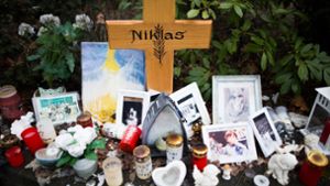 gedenken an Niklas nach der brutalen Tat in Bad Godesberg. Foto: dpa
