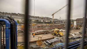 Beim Bahnhofsbau sollen  zwölf Monate  aufgeholt werden. Foto: Lichtgut/Leif Piechowski