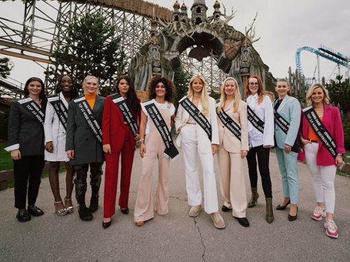 Alle zehn Finalistinnen auf einen Blick. Foto: Miss Germany
