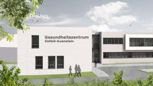 Der Baubeginn  für das neue Gesundheitszentrum am Ortsausgang – in unmittelbarer Nähe zum Kreisimpfzentrum – soll im Spätsommer erfolgen. Foto: Gemeinde Ilsfeld