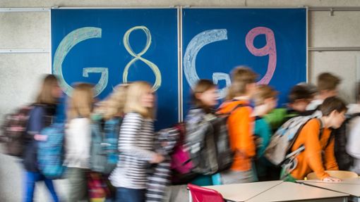 Bürgerforum und Volksantrag machen sich für das neunjährige Gymnasium stark. Foto: dpa/Armin Weigel