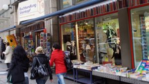 Das Ende einer Ära: An diesem Platz in Stuttgart werden bald keine Bücher mehr verkauft. Foto: Lichtgut/Achim zweygarth
