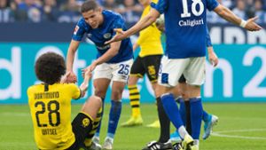 Schalke und der BVB trennten sich mit einem friedlichen Unentschieden. Foto: dpa/Bernd Thissen