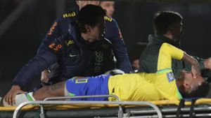 Neymar  fällt  bis auf Weiteres  aus.  Foto: dpa/Matilde Campodonico