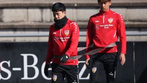 Das japanische VfB-Tandem Endo/Ito hat mit Genki Haraguchi noch Verstärkung bekommen. Foto: Baumann