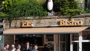 Die Eisdiele Pinguin am Eugensplatz in Stuttgart Foto: Leserfotograf hechi
