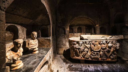 Fast 2000 Jahre ist das Römergrab alt. Foto: Oliver Berg/dpa