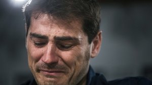 Iker Casillas ließ bei der Abschieds-Pressekonferenz seinen Emotionen freien Lauf. Foto: dpa