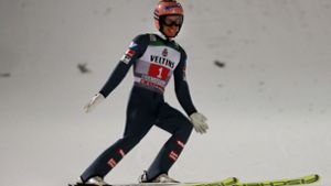 Stefan Kraft ist der beste österreichische Skispringer, kann die Tournee in diesem Jahr aber nicht mehr gewinnen. Foto: AP/Matthias Schrader