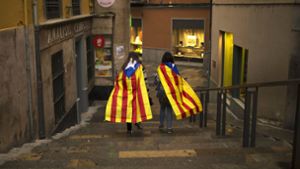 Die Positionen im Streit um die Unabhängigkeit der Katalanen sind festgefahren. Foto: AP