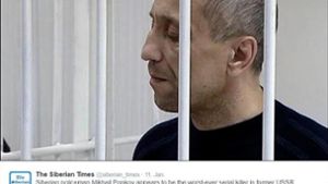 Mörder von 81 Frauen: Der russische Serienkiller Mikhail Popkov. Foto: Screenshot Twitter/twitter.com/siberian_times?lang=de