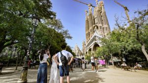 Katalonien – im Bild die bei Touristen beliebte  Sagrada Familia in Barcelona – ist die viertreichste Region in Spanien. Foto: /Funke Foto Services
