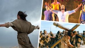Wüste, Kreuzigung, Auferstehung: Und andere Dinge, die Sie in Jesus-Filmen sehen können. Foto: dpa/AFP