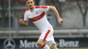 Boris Tashchy vom VfB Stuttgart wechselt nach Tschechien zum FC Zbrojovka Brünn. Foto: Pressefoto Baumann