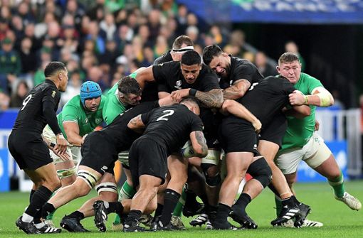 Bei der Rugby-WM hat das Team aus Neuseeland die Iren im Viertelfinale niedergerungen. Foto: imago/Pierre Rouanet