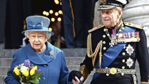 Immer einen Schritt hinter seiner Frau, Queen Elizabeth II. – Prinz Philip, Herzog von Edinburgh. Foto: dpa
