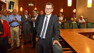 Steffen Weigel freut sich über seine Wiederwahl. Foto: factum/Weise