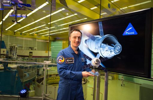 ESA-Astronaut Matthias Maurer könnte einmal mit einem Orion-Raumschiff zum Mond fliegen. Foto: ESA