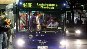 Bald auch in Böblingen und Renningen: Der Nachtbus wird in den Nächten der Wochenenden und vor Feiertagen gegen 2.30, 3.30 und 4.30 Uhr in Böblingen Richtung Renningen abfahren und gegen 2.50, 3.50 und 4.50 Uhr von Renningen aus zurückkehren. Foto: StN