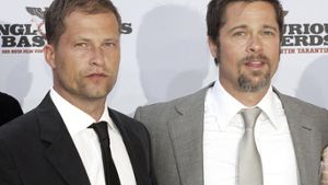 Til Schweiger (l.) und Brad Pitt bei der Berlin-Premiere von Inglourious Basterds im Jahr 2009. Foto: imago/Mauersberger