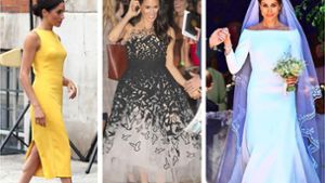Der Kleiderschrank von Herzogin Meghan muss einen Wert von mehr als einer Million Euro haben. Foto: AP/AFP