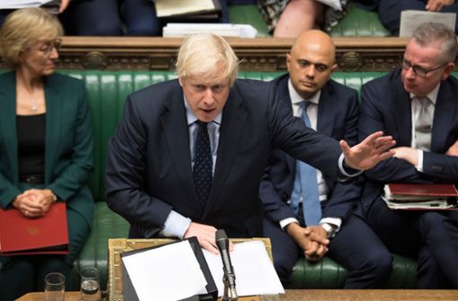 Boris Johnson steht im Unterhaus ohne Mehrheit da. Foto: AFP