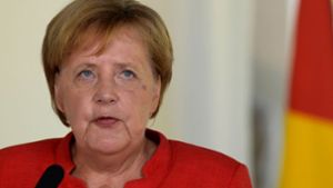 Die CDU-Vorsitzende Angela Merkel will Bündnisse mit der Linkspartei verhindern. Foto: AFP