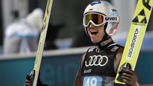 Kamil Stoch aus Polen schnappt sich den Sieg bei der 65. Vierschanzentournee. Foto: AP