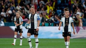 Bittere Niederlage für die DFB-Frauen gegen Kolumbien. Foto: IMAGO/Memmler