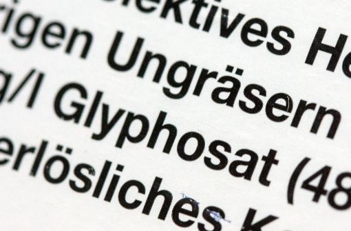 Die EU-Länder haben die Zulassung des umstrittenen Unkrautvernichtungsmittels Glyphosat für weitere fünf Jahre gebilligt. Foto: dpa-Zentralbild