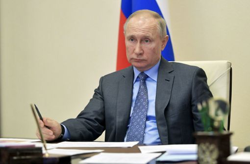 Russlands Präsident Wladimir Putin verhängt einen Urlaubsmonat im Kampf gegen das Coronavirus Foto: dpa/Alexei Druzhinin