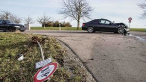 Schwerer Unfall bei Verkehrskontrolle in Darmsheim Foto: SDMG