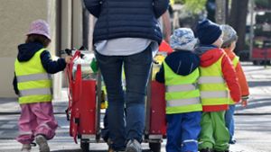 Optimaler Betreuungsschlüssel: In Baden-Württemberg kümmert sich bei den Unter-Dreijährigen eine Erzieherin um drei Kinder. Foto: dpa