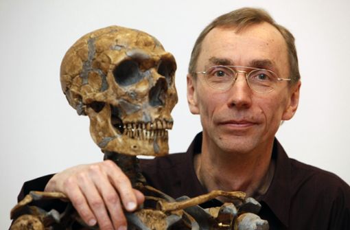 Der Leipziger Forscher Svante Pääbo belegt, dass eine Neandertaler-Frau und Denisovaner-Mann ein gemeinsames Kind hatten Foto: dpa-Zentralbild