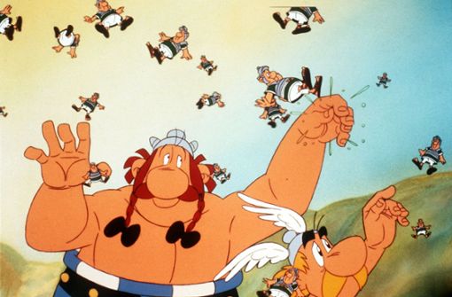 Asterix und Obelix nehmen in der Gerlinger Ausstellung  einen  großen  Part ein. Foto: dpa