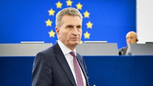 Günther Oettinger ist Haushalts-Kommissar bei der EU. In Brüssel wird er sehr geschätzt. Foto: EU/Michel  Christen