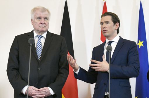 Für Innenminister Horst Seehofer gibt es nach dem Treffen mit Österreichs Kanzler Sebastian Kurz Probleme. Foto: APA