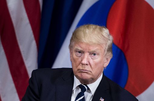 US-Präsident Trump ist mit den Handlungen von Nordkoreas Staatschef nicht einverstanden. Foto: AFP