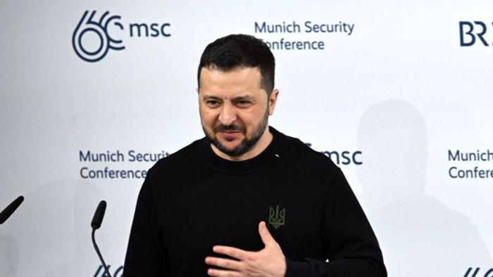 Münchner Sicherheitskonferenz: Und plötzlich will Selenskyj am liebsten gar nichts antworten