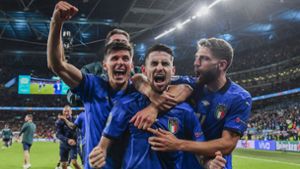 Werden die Italiener auch nach dem EM-Endspiel am Sonntag jubeln? In unserer Umfrage ist die Antwort eindeutig. Foto: dpa/Justin Tallis