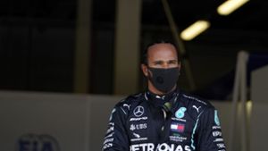 Weltmeister Lewis Hamilton (Großbritannien) hat sich im vierten Formel-1-Rennen der Saison die 91. Pole Position seiner Karriere geholt. Foto: AP/Will Oliver