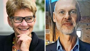 Zwei Kandidaten, ein Ziel: Angelika Matt-Heidecker und Pascal Bader. Foto: Horst Rudel/privat