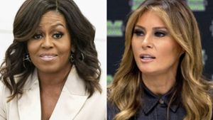 Auch Michelle Obama (li.) und Melania Trump werden von Fox News mit zweierlei Maß gemessen. Foto: AP
