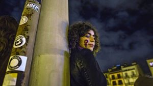 Frauenrechtlerin bei einer Demonstration in Madrid: Die Rechte sieht im Feminismus eine Bedrohung. Foto: imago//Nacho Boullosa