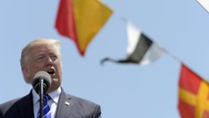 Hat US-Präsident Donald Trump etwa bei „Natürlich blond“ geklaut? Foto: AP